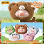 52TOYS LuLu the Piggy - Animal Party Series Plush Silicone Earphone Bag Blind Box Merch - Image 3